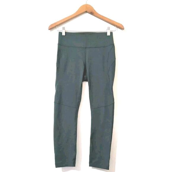 Outdoor Voices Techsweat Flex 7/8 Leggings Size Small Green B - Picture 2 of 4